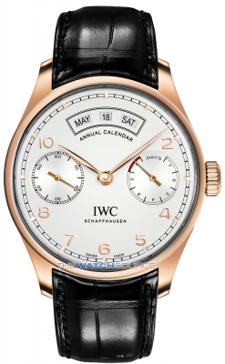 Buy this new IWC Portugieser Annual Calendar iw503504 mens watch for the discount price of £23,175.00. UK Retailer.